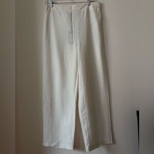New elegant white Wide-Leg Pants